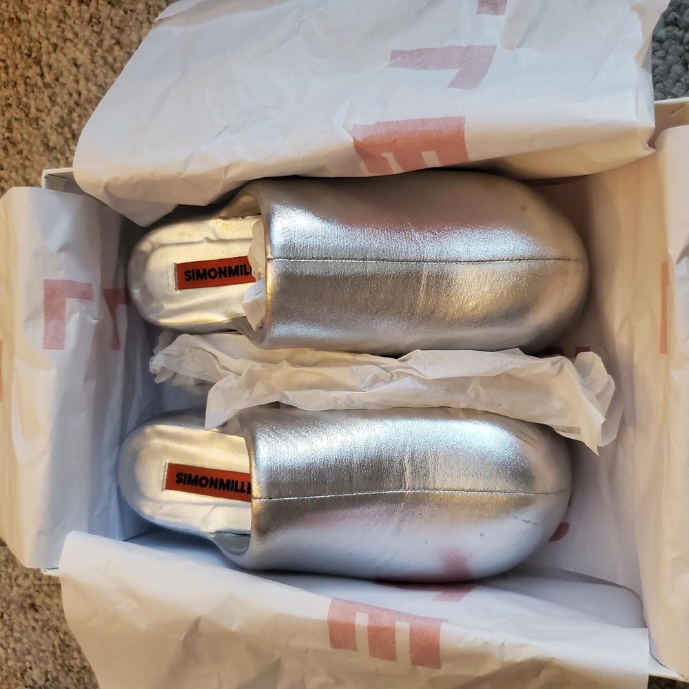 Simon Miller Silver Bubble Clogs